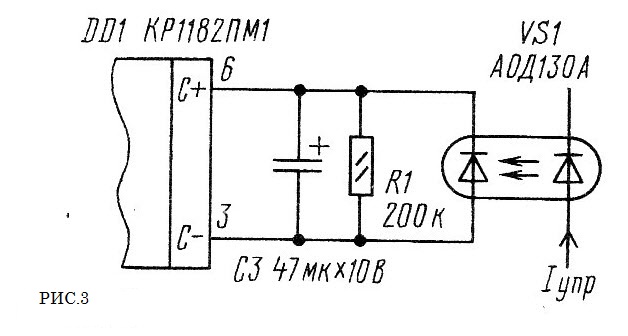 Симисторный регулятор мощности схема на кр1182пм1